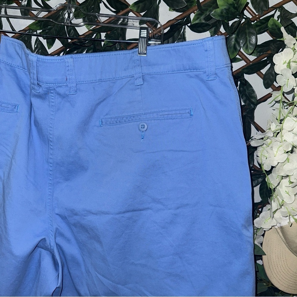 Classic Blue Men's Flat Front Shorts - Picture 6 of 7